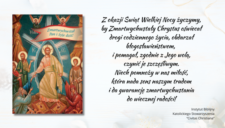 Życzenia z okazji Świąt Wielkanocnych